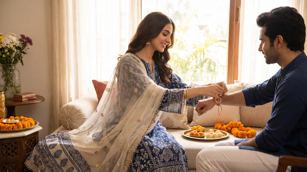 10 Exquisite Outfits to Dazzle this Rakshabandhan With Glam