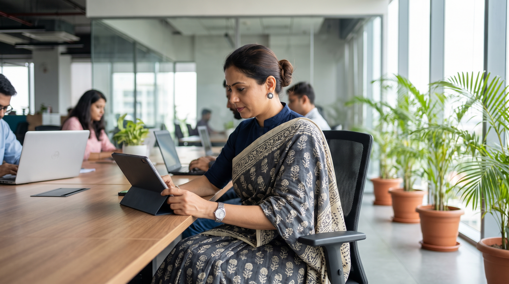 6 Smart Ways to Style Sarees for a Top-Notch Office Look