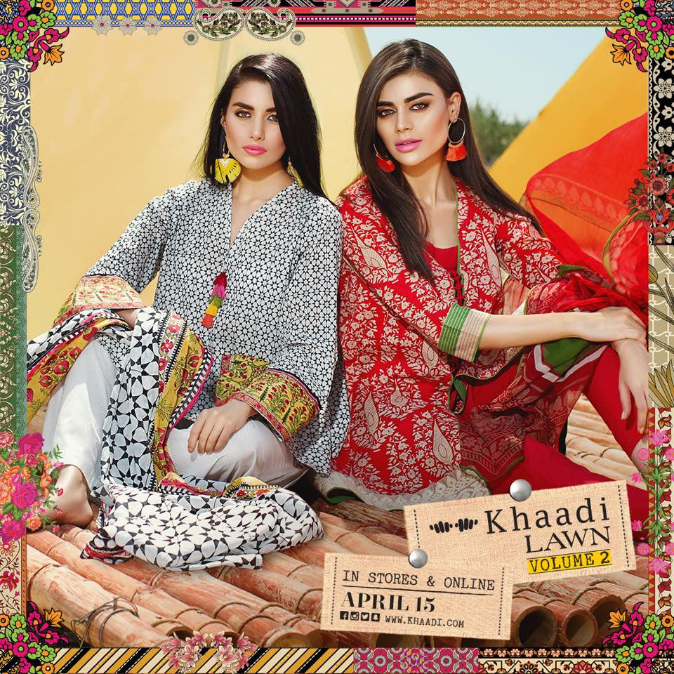 Khaadi Lawn Collection Vol-2 – Pakistani Lawn Suits – YourLibaas