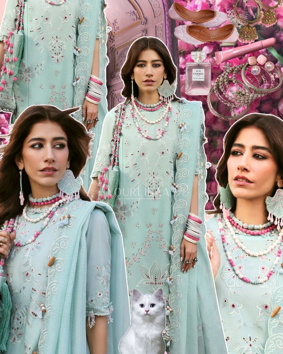 Zaha Festive Luxury Lawn – YourLibaas