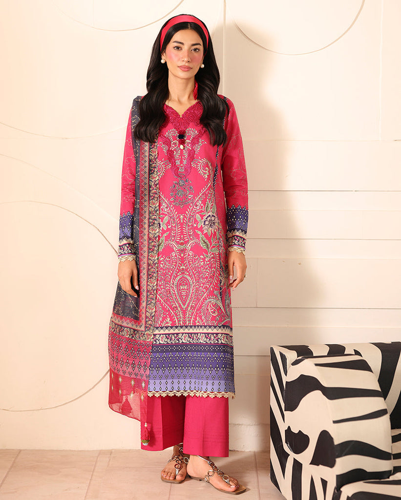 Roheenaz Pareesa Printed Cambric – Rameen