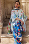 Zaha Festive Luxury Lawn – Blue Poppy (Z-02)