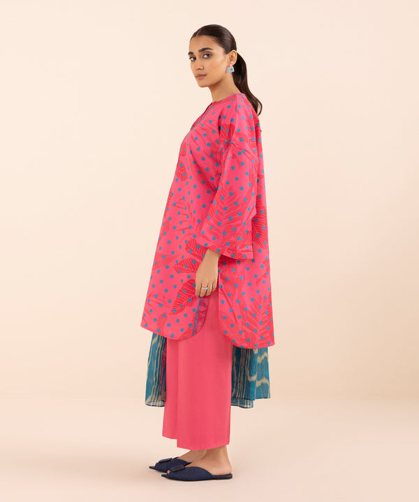 SAPPHIRE - 3PC LAWN PRINTED SHIRT WITH CHIFFON PRINTED DUPATTA AND TROUSER - HZG2912
