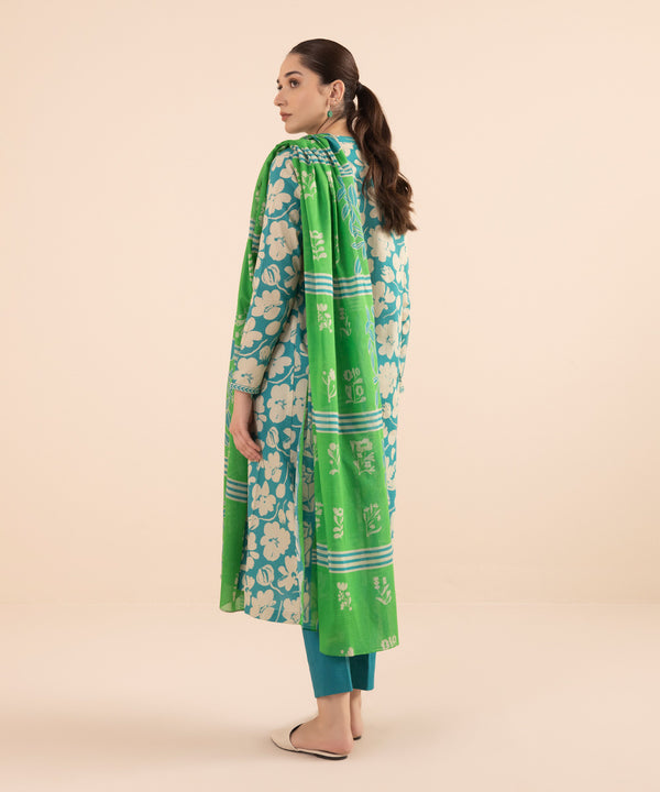 SAPPHIRE - 3PC LAWN PRINTED SHIRT WITH CHIFFON PRINTED DUPATTA AND TROUSER - HZG2912 main image 1