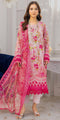 Aafreen Embroidered Lawn with Chiffon Zari Dupatta – AF-213