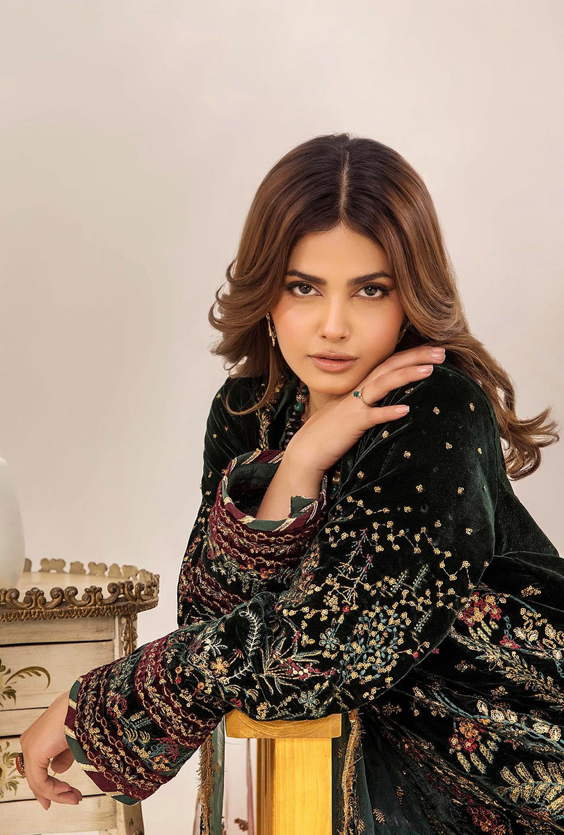 adan libas velvet shawl