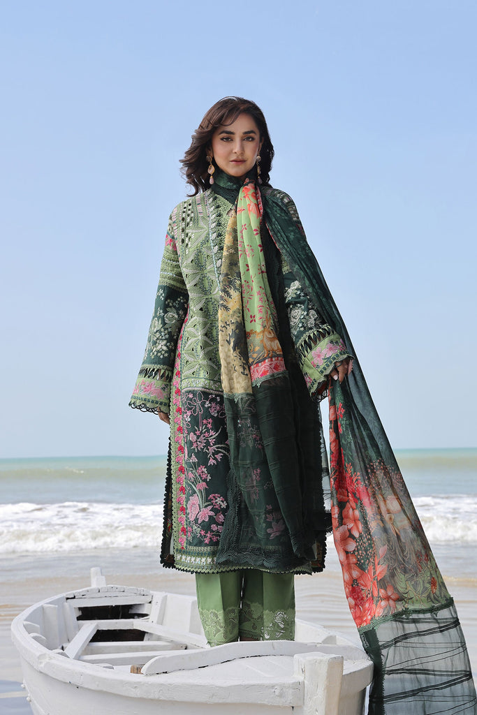 Maryam Hussain Festive Luxury Lawn – Gardenia