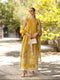 Saadia Asad Noor Eid Luxe Printskhaas Lawn – D1 - B - Mango Yellow