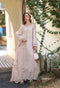 Saadia Asad Noor Luxe Chikankari Lawn – D7 - A - Soft Rose Mink