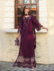 Saadia Asad Noor Luxe Chikankari Lawn – D5 - A - Itten Plum