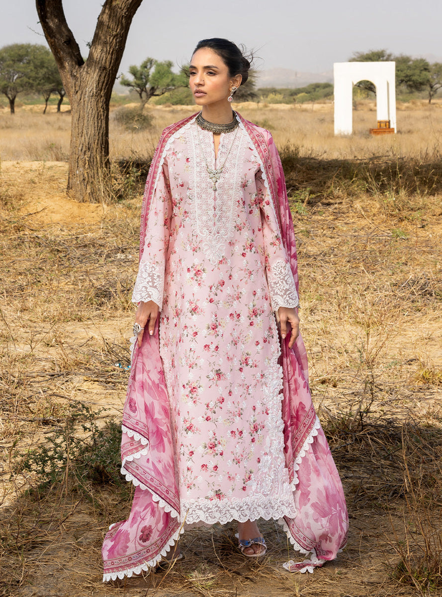 Zainab Chottani Pink Pakistani Lawn Suit | Floral Embroidered Summer Dress | Luxury Eid Party Wear YourLibaas Zainab Chottani Pink Pakistani Lawn Suit | Floral Embroidered Summer Dress | Luxury Eid Party Wear YourLibaas