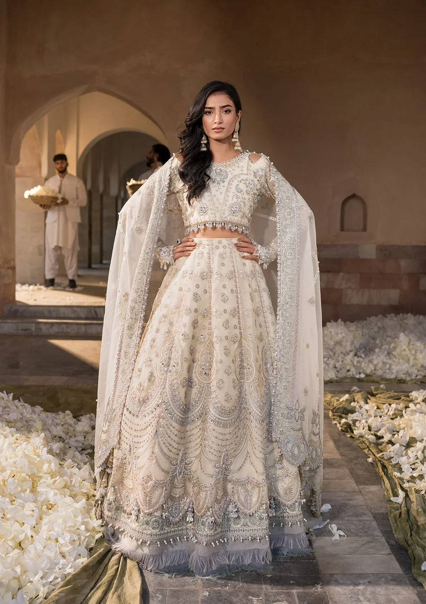 Celebrations by Elaf Embroidered Organza Suit Unstitched 4 Piece Suit EF24CF EFH-05 Parizaad - Formal Collection