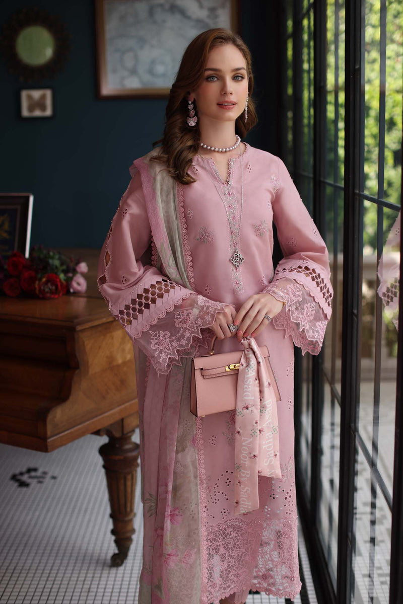 Saadia Asad | Luxury Eid Schiffli Laserkari 26 | D3 - A - Mirelle