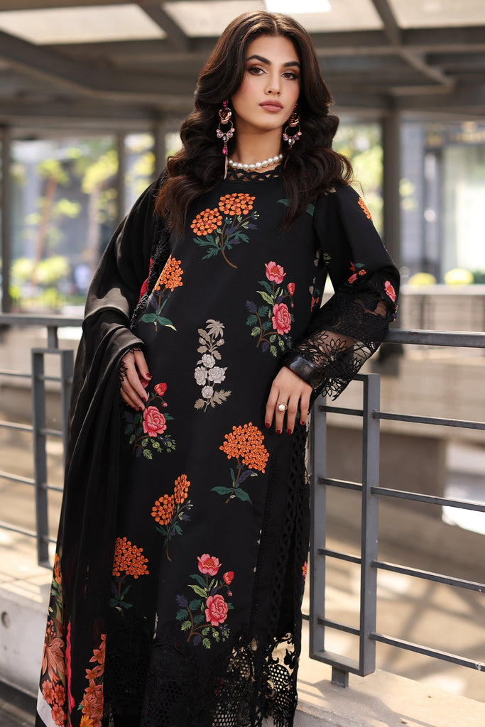 Charizma Rang-e-Bahar – Printed Lawn Shirt with Embroidered Chiffon Dupatta and Trouser CRB4-13