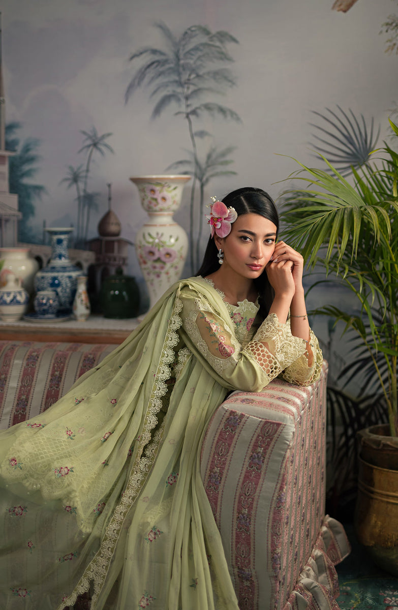 Mirabelle by Emaan Adeel Unstitched Embroidered Luxury Lawn 3 Piece Suit EA26UML D3 Petal Posh - Festive Collection
