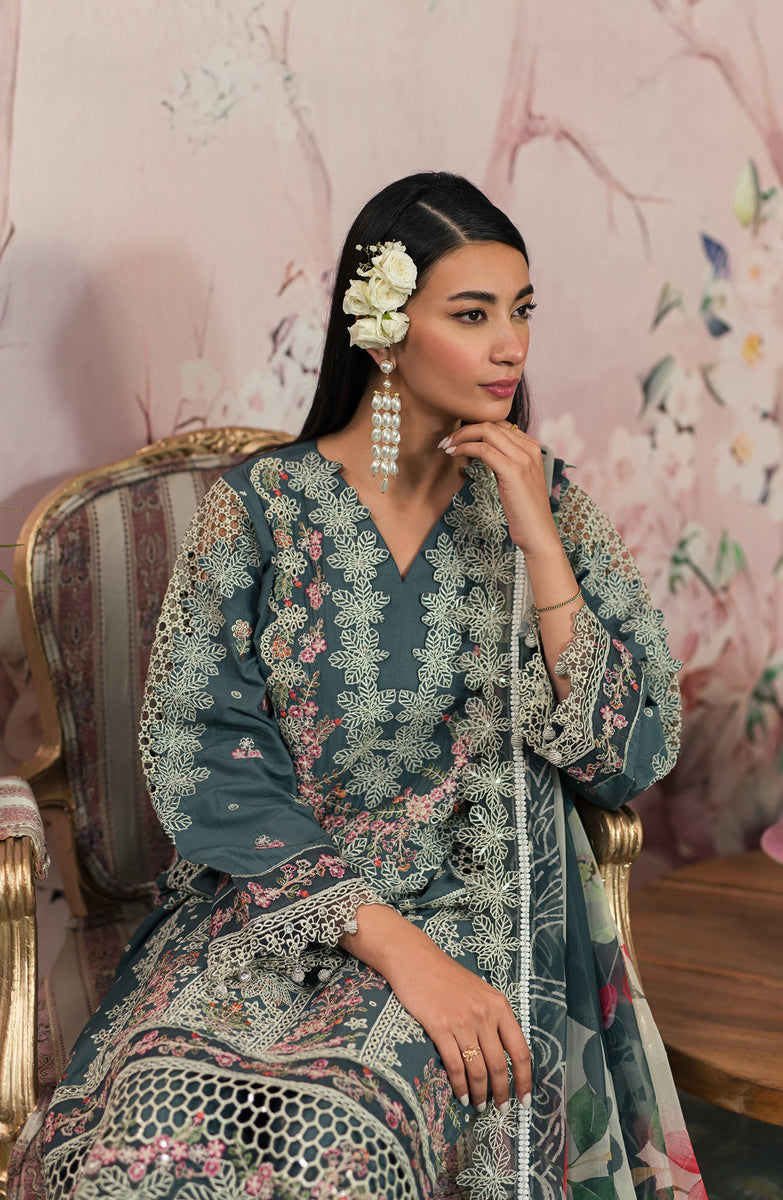 Emaan Adeel | Mirabelle Festive Luxury Lawn | FIONA