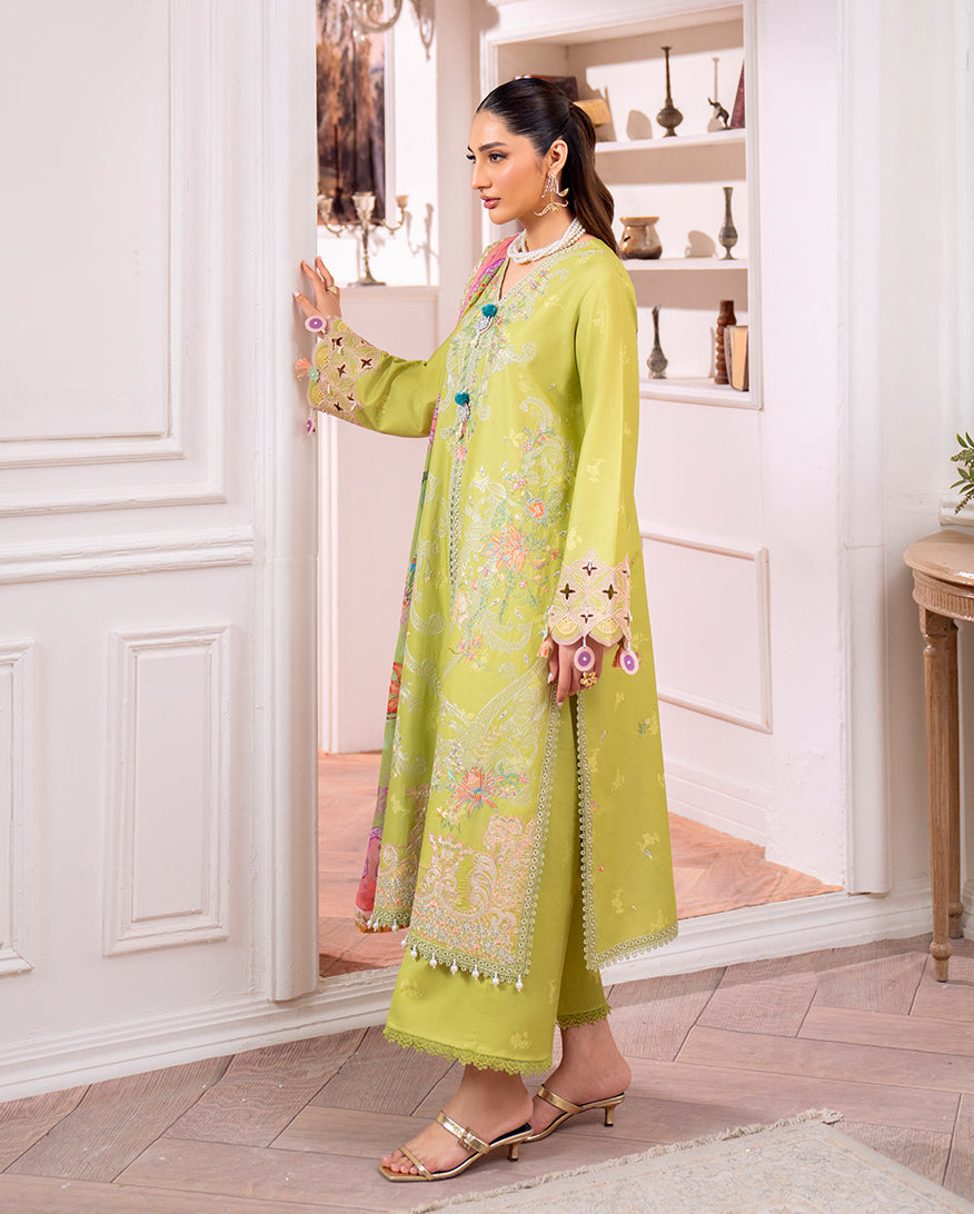 Roheenaz | Aezel Embroidered Cambric | Emaan