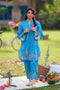 Sahar Print Muse Co-ords RTW – Azure Spring