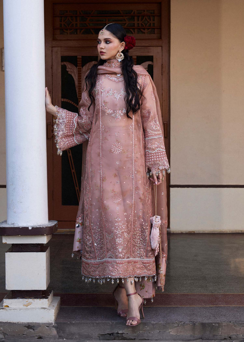 Darling by Hussain Rehar Embroidered Suit Unstitched 4 Piece HRR25D Danara - Festive Collection