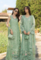 Saadia Asad Luxury Eid Schiffli Laserkari Lawn – D7 - B - Florine
