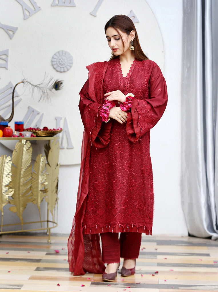 Adan's Libas Abeeha Lawn – D01