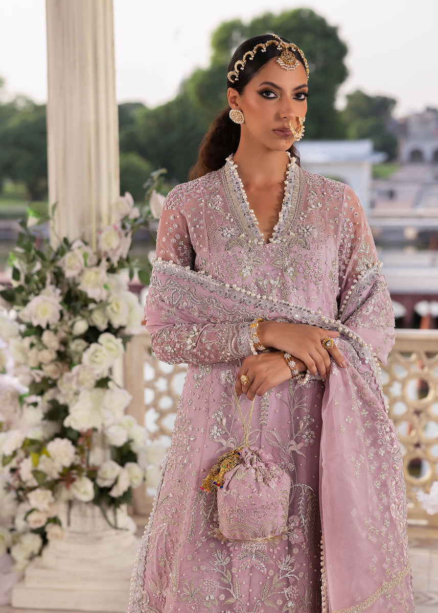 Jahaan Ara: Exquisite Pink Pakistani Bridal Suit by Sardinia
