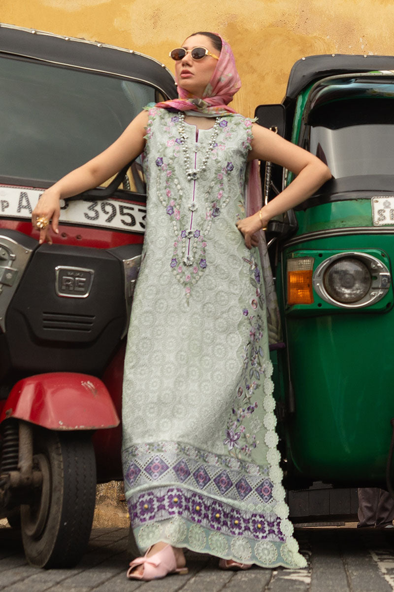 Mushq Manaram Luxury Lawn Suit: Beaming Drift - Mahira Khan | Pakistani ...