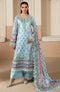 Mausummery Summer Printed Lawn – 05 Frosted Sky