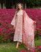 Mushq Hemline Lawn · The Secret Garden – Peach Blossom