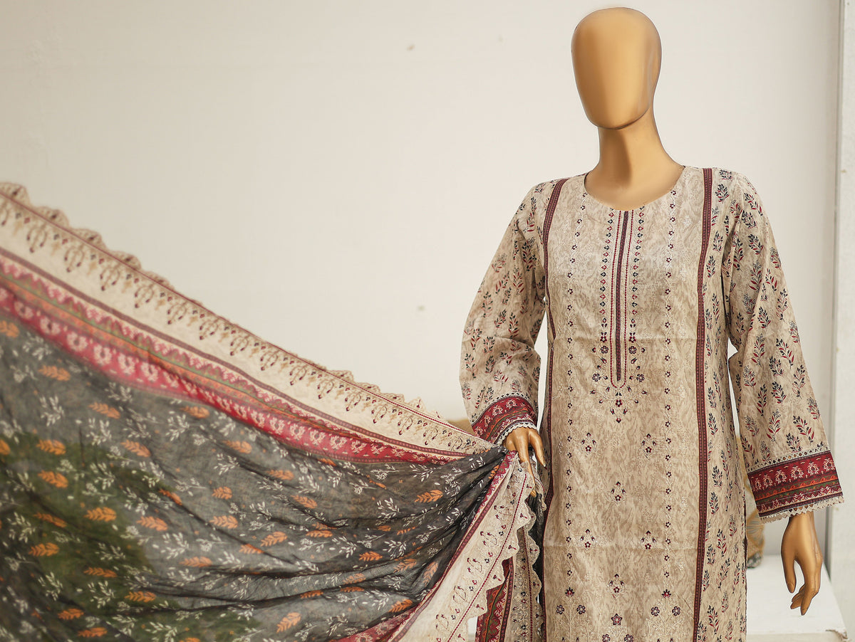 Premium Embroidered Lawn Vol 8 by Riwayat - R 24213 main image 0