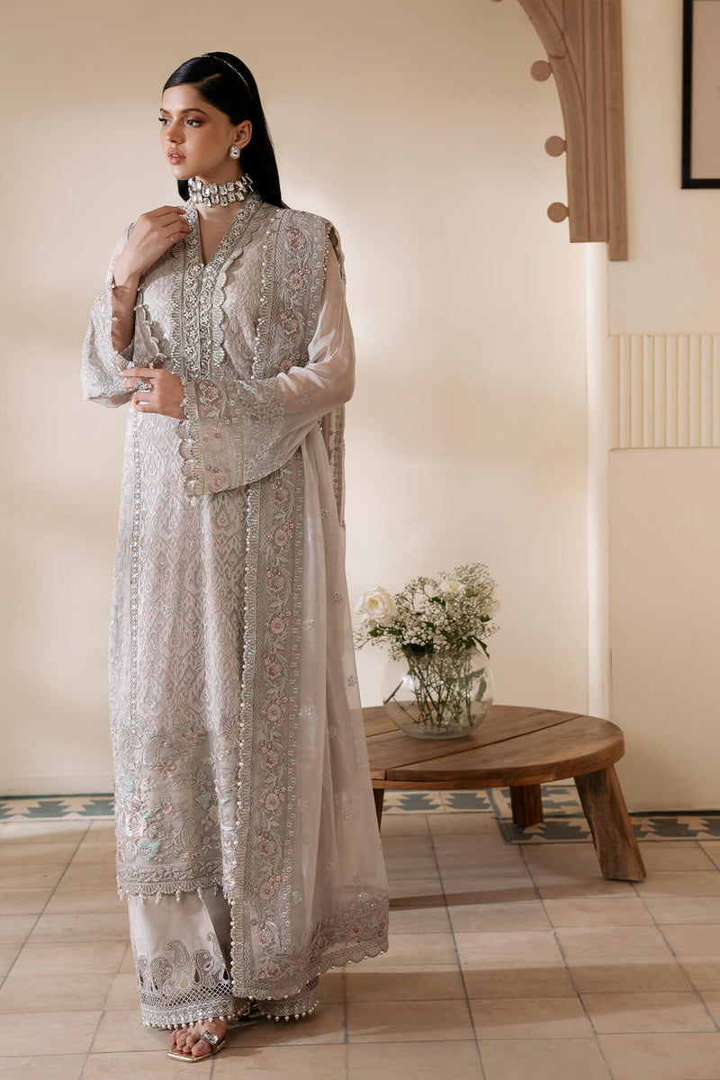 Muse By Serene Embroidered Chiffon Suit Unstitched 3 Piece SP24M Lumeire S-1079 - Luxuary Collection