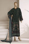 Sadabahar Printed Viscose Stitched RTW – D-03 - Black