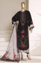 Sadabahar Printed Viscose Stitched RTW – D-05 - Black