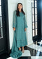 Azure Ensembles Luxury Eid Chiffon Formals – Sage Mystery