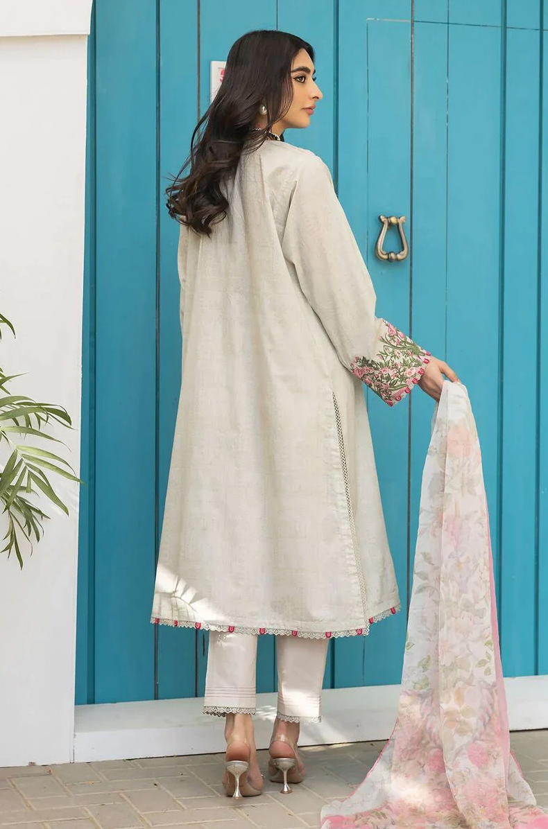Lawnkaari by Khoobsurat Embroidered Lawn Collection 2024 - KL-12