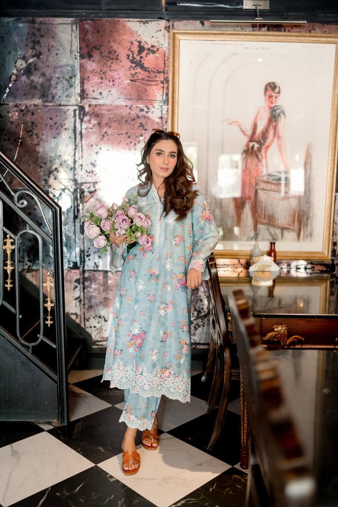 LSM Lakhnay Pret/Stitched 2Pc Embroidered Shirt & Trouser – LG-AR-0017