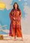 Bonanza Satrangi Tropical Horizons Lawn – Tangrine (WSS25P3013)