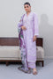 Zellbury Embroidered Shirt Shalwar Dupatta - Purple - Cambric Suit-0645