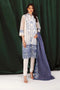 Zellbury Luxury Collection – Embroidered Shirt Shalwar Dupatta - White -0292 WULC23E30292