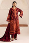 Zellbury Cotton Satin – Embroidered Shirt Shalwar Shawl - 0256