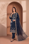 Sadabahar Luxury Stitched RTW – LFD-05 - Blue
