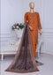 HZ Aashkaar RTW/Stitched Printed Embroidered Lawn 3PC Suit – D-17