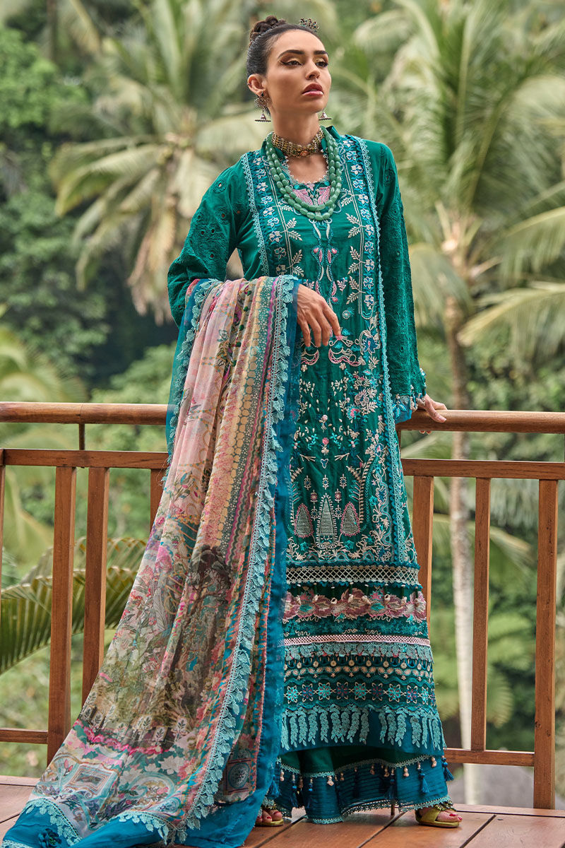 Zoha by Ansab Jahangir Embroidered Lawn Suits Unstitched 3 Piece ANJ21Z 03 Nohea - Summer Collection