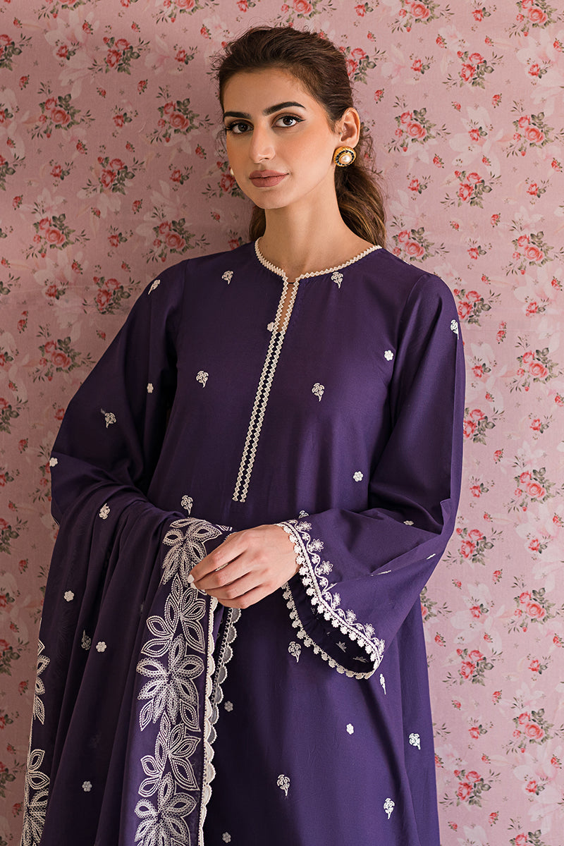 Cross Stitch Mahiri Lawn Collection – PARACHUTE PURPLE – YourLibaas
