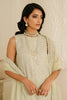 Cross Stitch Luxe Atelier Luxury Formals – Foggy Dewkist - 4PC Chiffon Embroidered Suit
