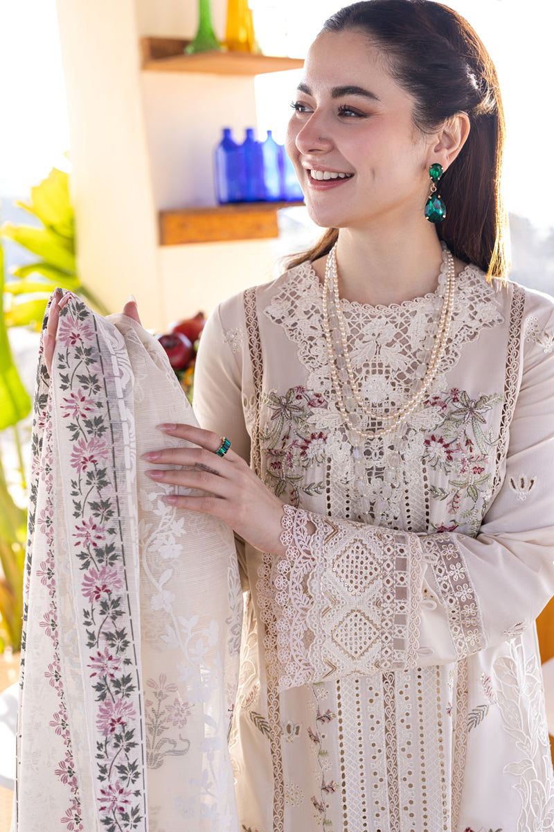 Sahil Kinare by Qalamkar Embroidered Lawn Suits Unstitched 3 Piece QLM24SK FP-09 Selin - Summer Collection