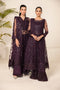 Alizeh Lamhay Festive Formal Collection – Embroidered Net Plum - V15D08 - Maya