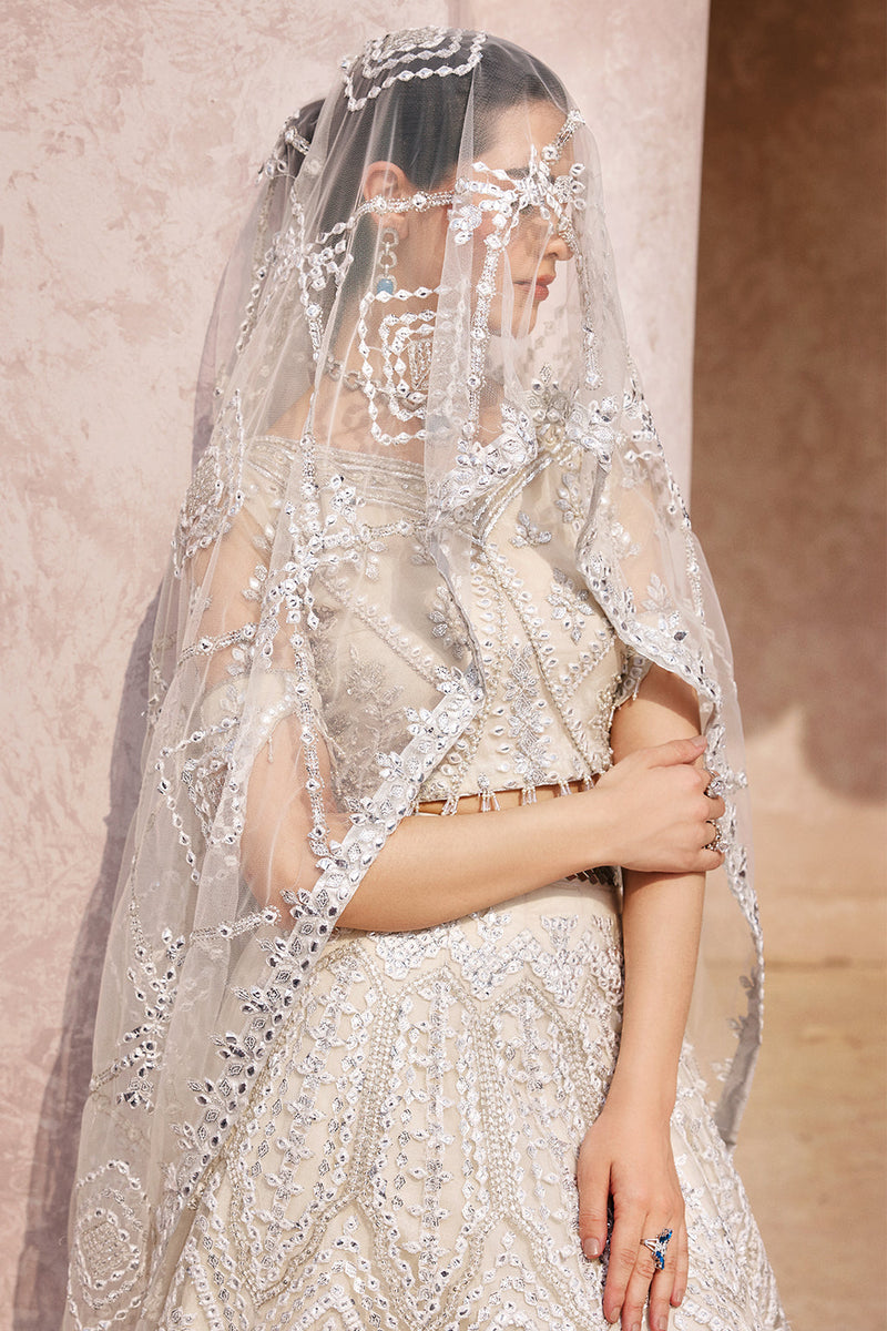 Mirha By Emaan Adeel Embroidered Net Suits Unstitched 3 Piece EA23M MH-206 - Wedding Collection main image 0