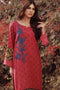 Sana & Samia Embroidered Linen Plachi Collection by Lala – Salmon Rose - 10B