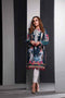Firdous Solitaire Digital Printed Embroidered Lawn Kurti – K-19434A